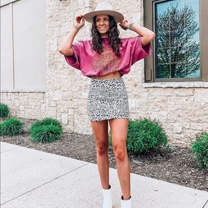 CHICWISH LEOPARD SKIRT